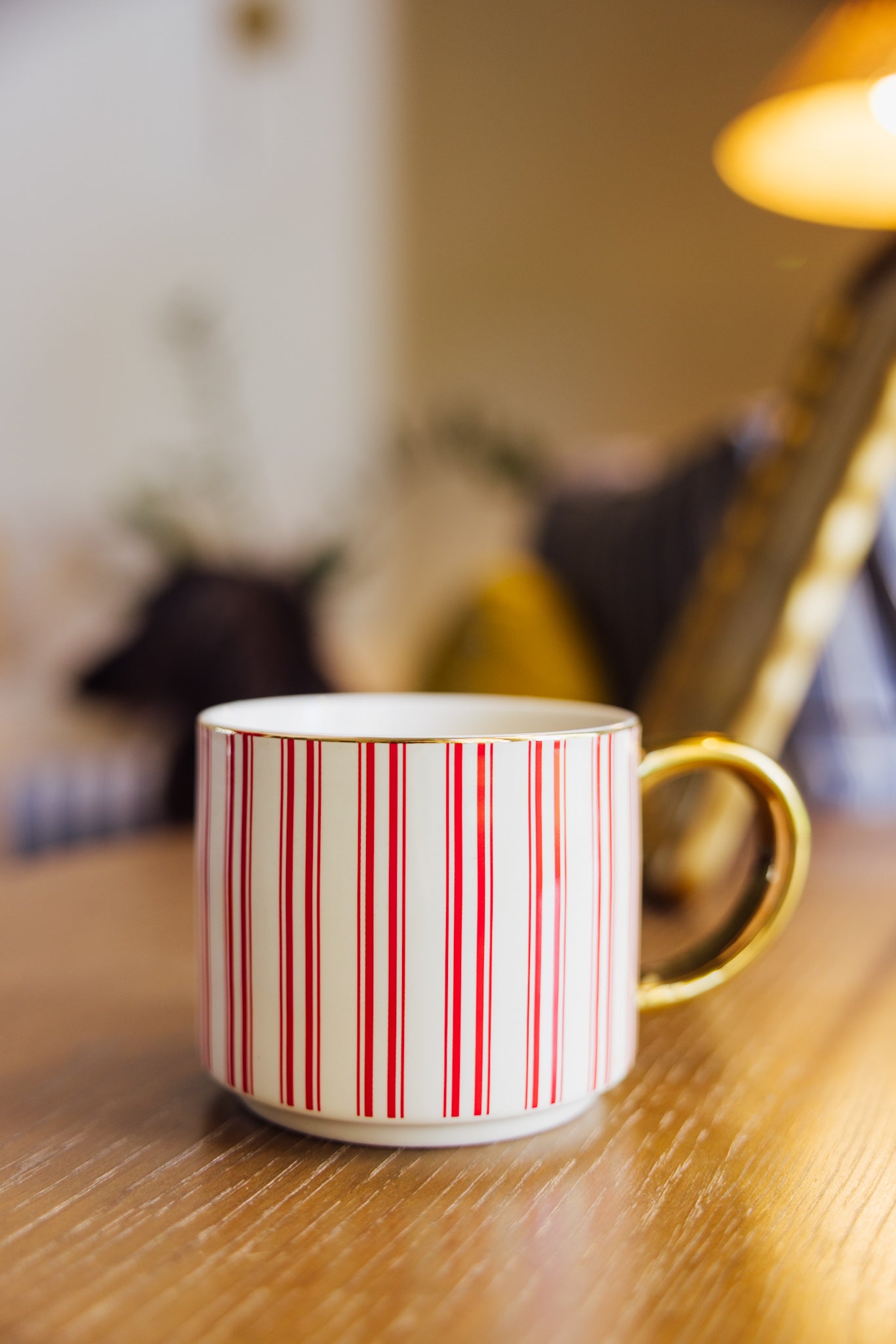 Red Stripe Coffee Mug